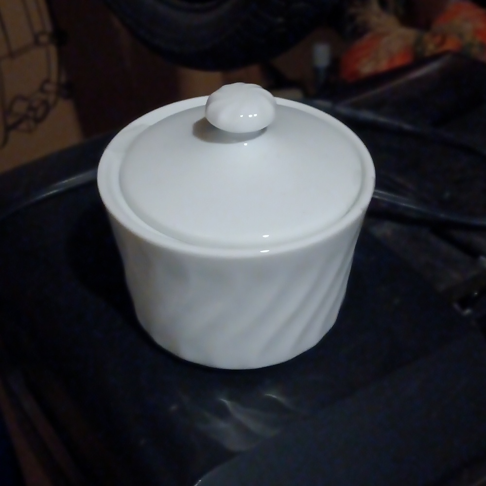 Corning glass jar
